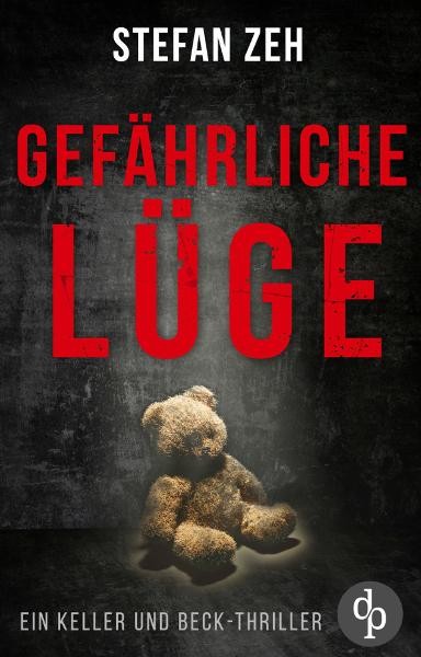 Buchcover: Schwarzer Hintergrund mit Teddybär