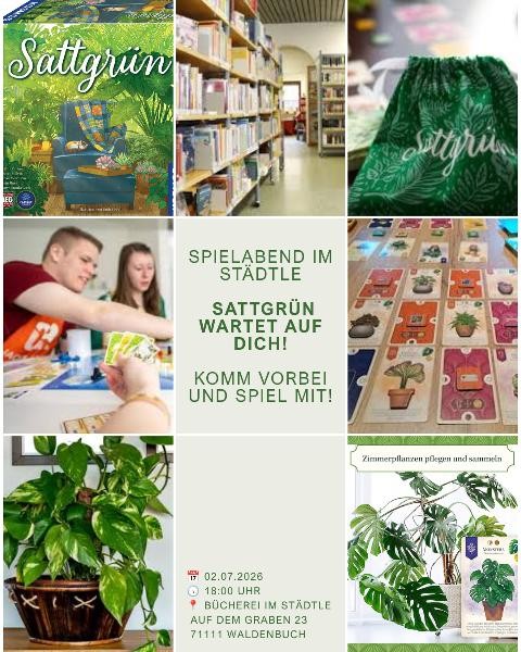 verschiedene Bilder mit eine Spiel, Personen, die spielen, Pflanzen